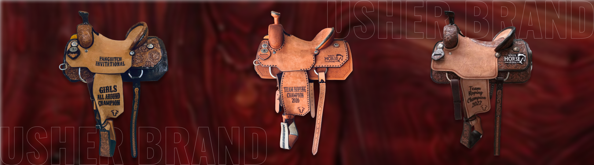 Trophy Double Arrow Team Ropers