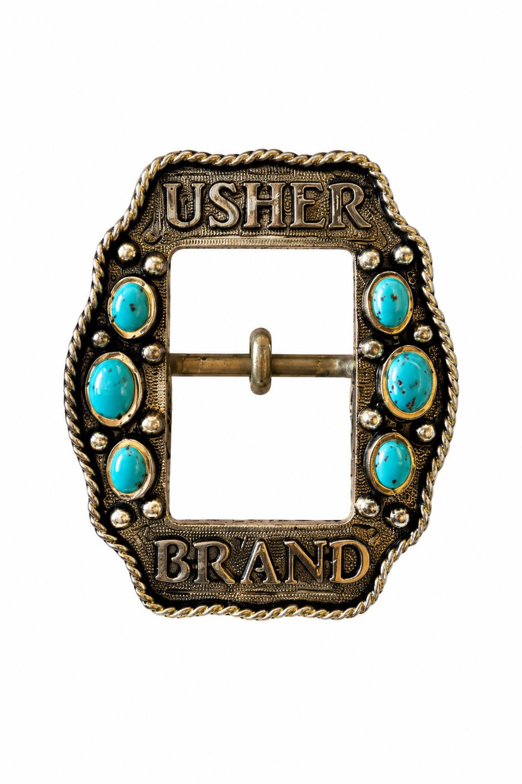 Usher Brand Turquoise Scallop