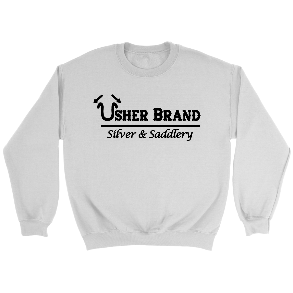 Usher Brand Sweat Shirt with Black Letters