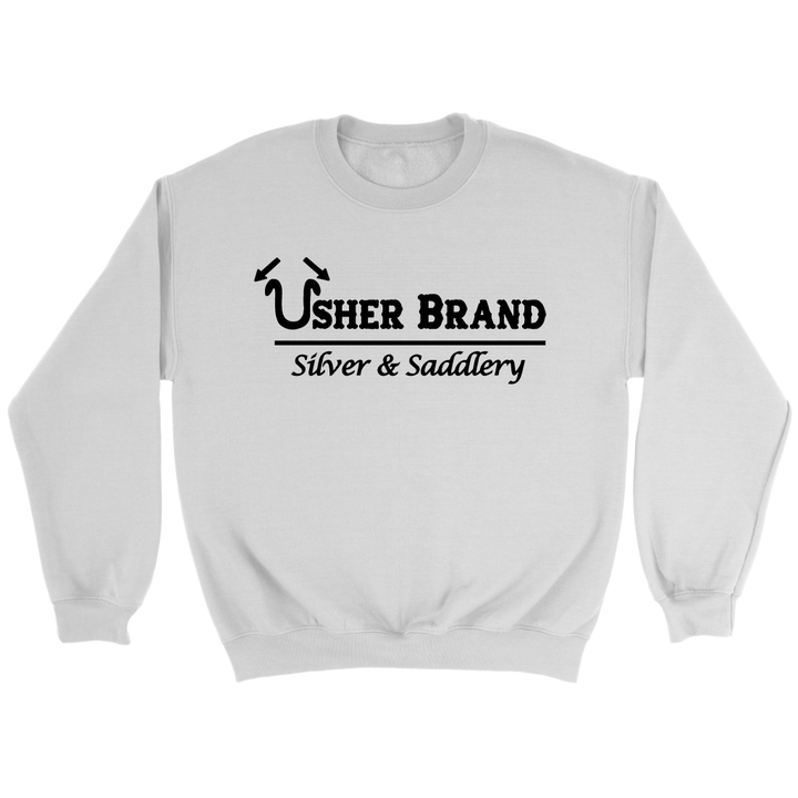 Usher Brand Sweat Shirt with Black Letters