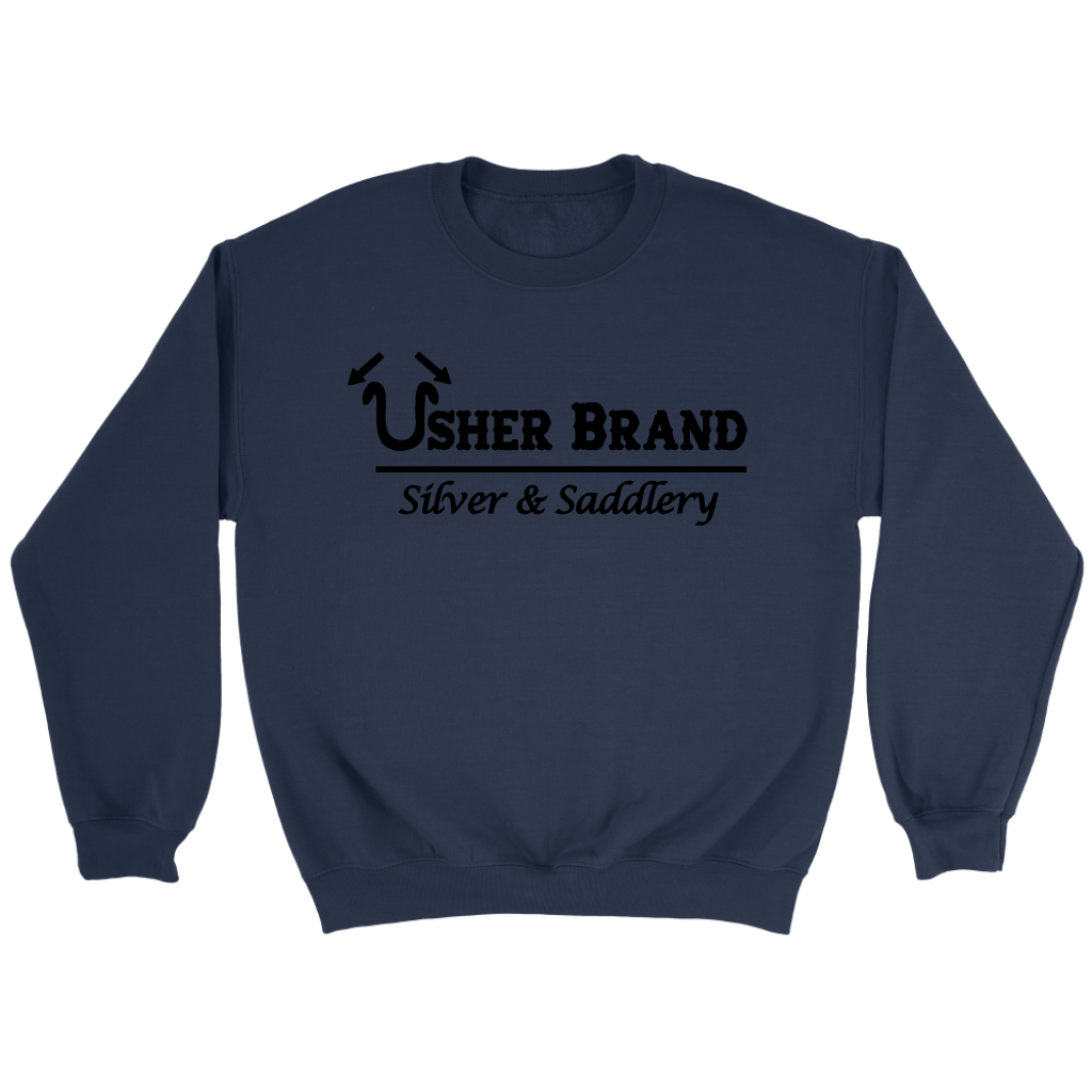 Usher Brand Sweat Shirt with Black Letters