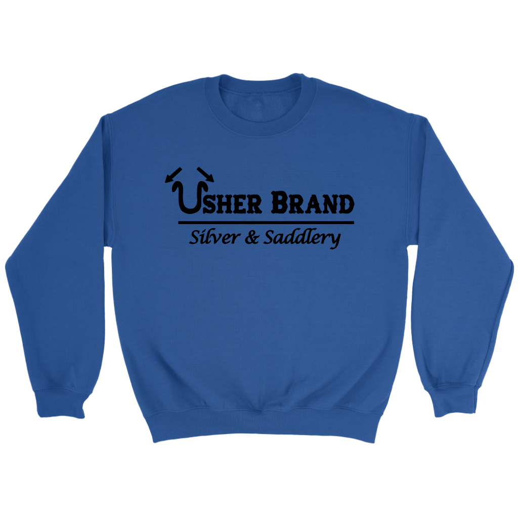 Usher Brand Sweat Shirt with Black Letters