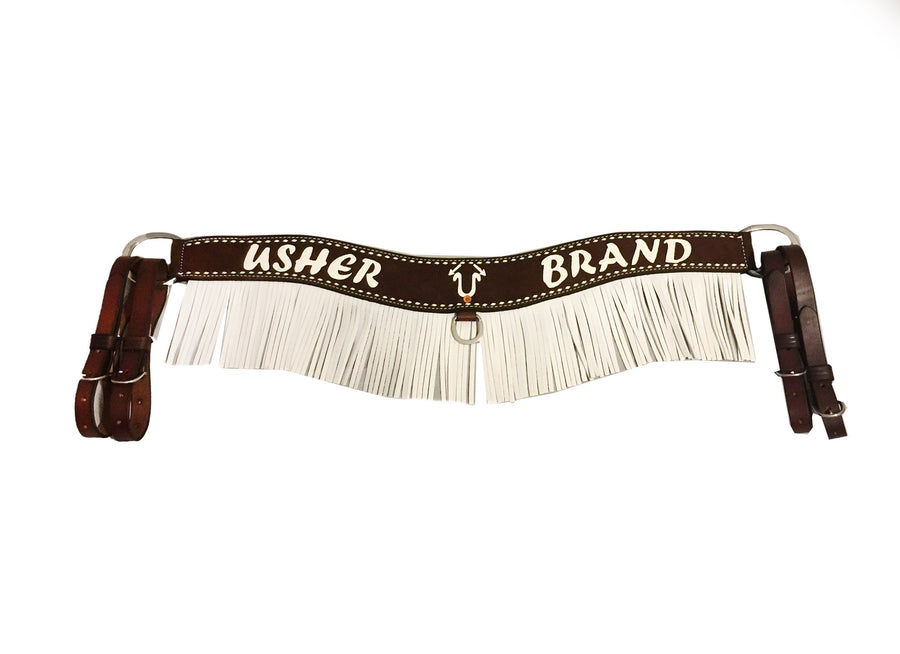 3" Rough Out Usher Brand Tripping Collar with Fringe; UBTC003 Usher