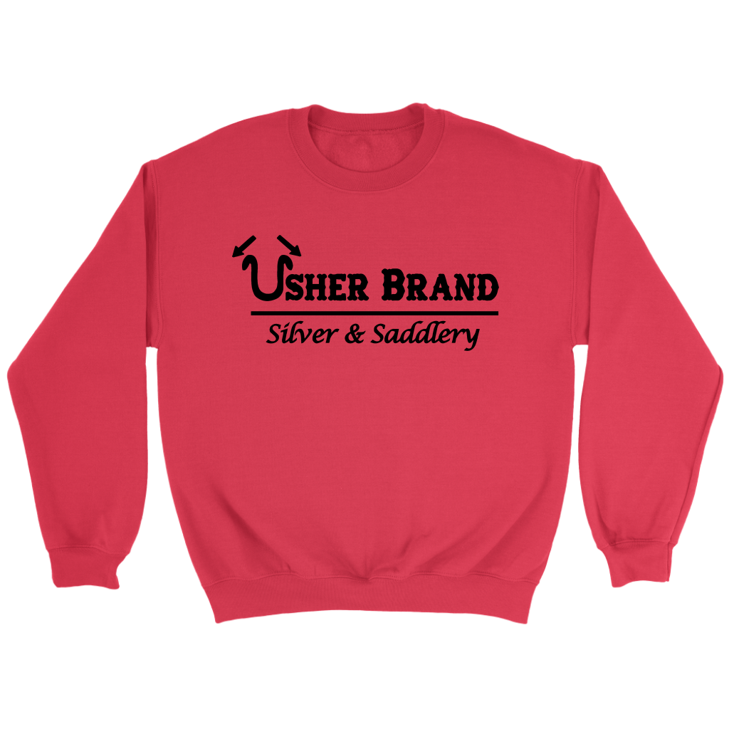 Usher Brand Sweat Shirt with Black Letters