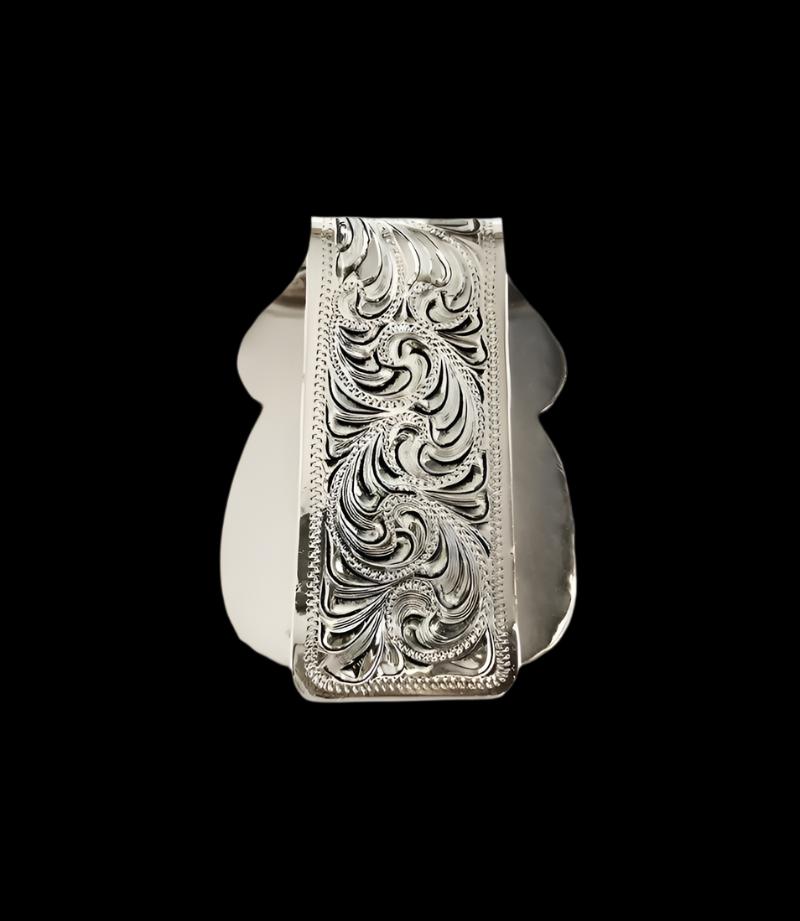 Horse Head Engraved Money Clip