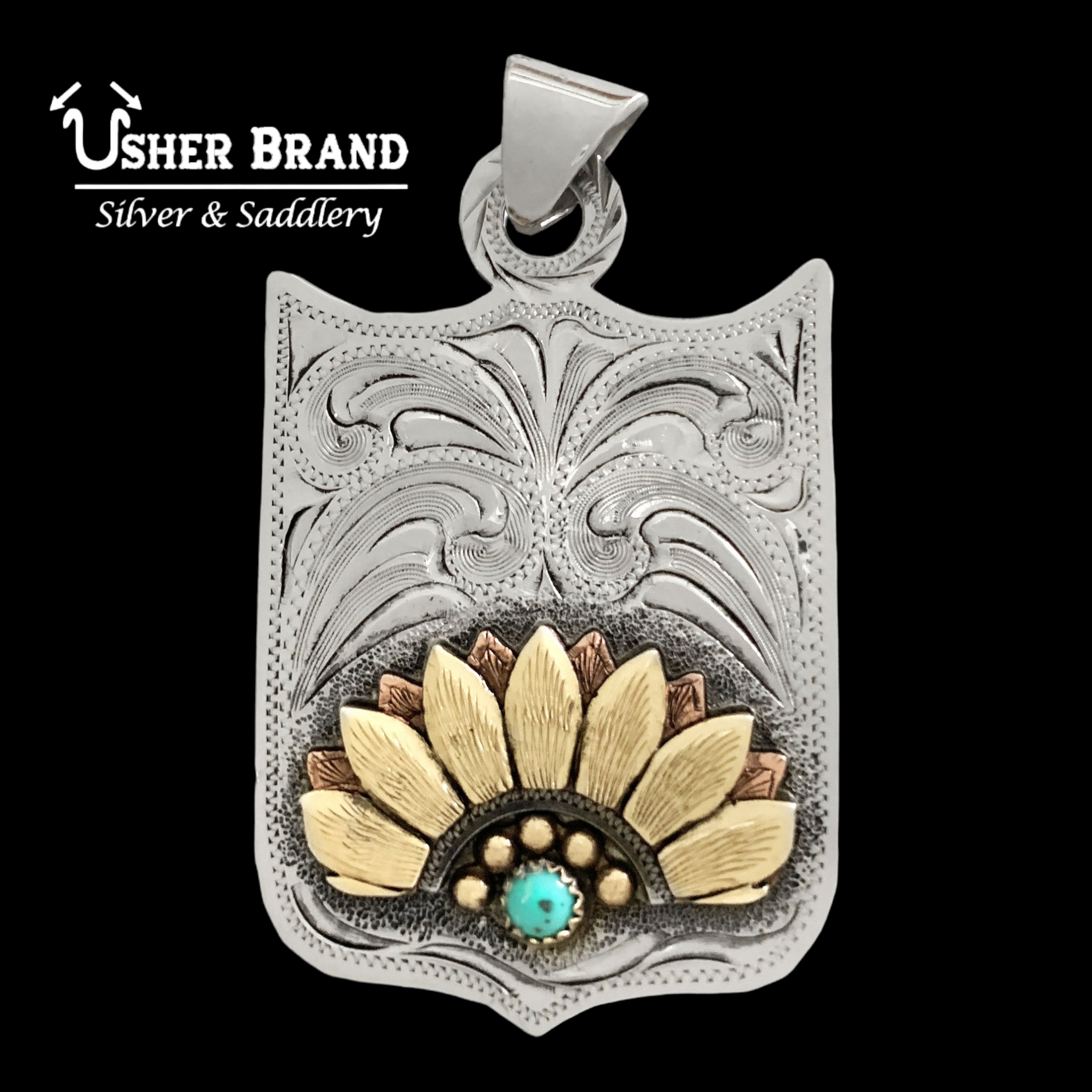 Usher Brand Back Number Boutique Pendant UBBP-002