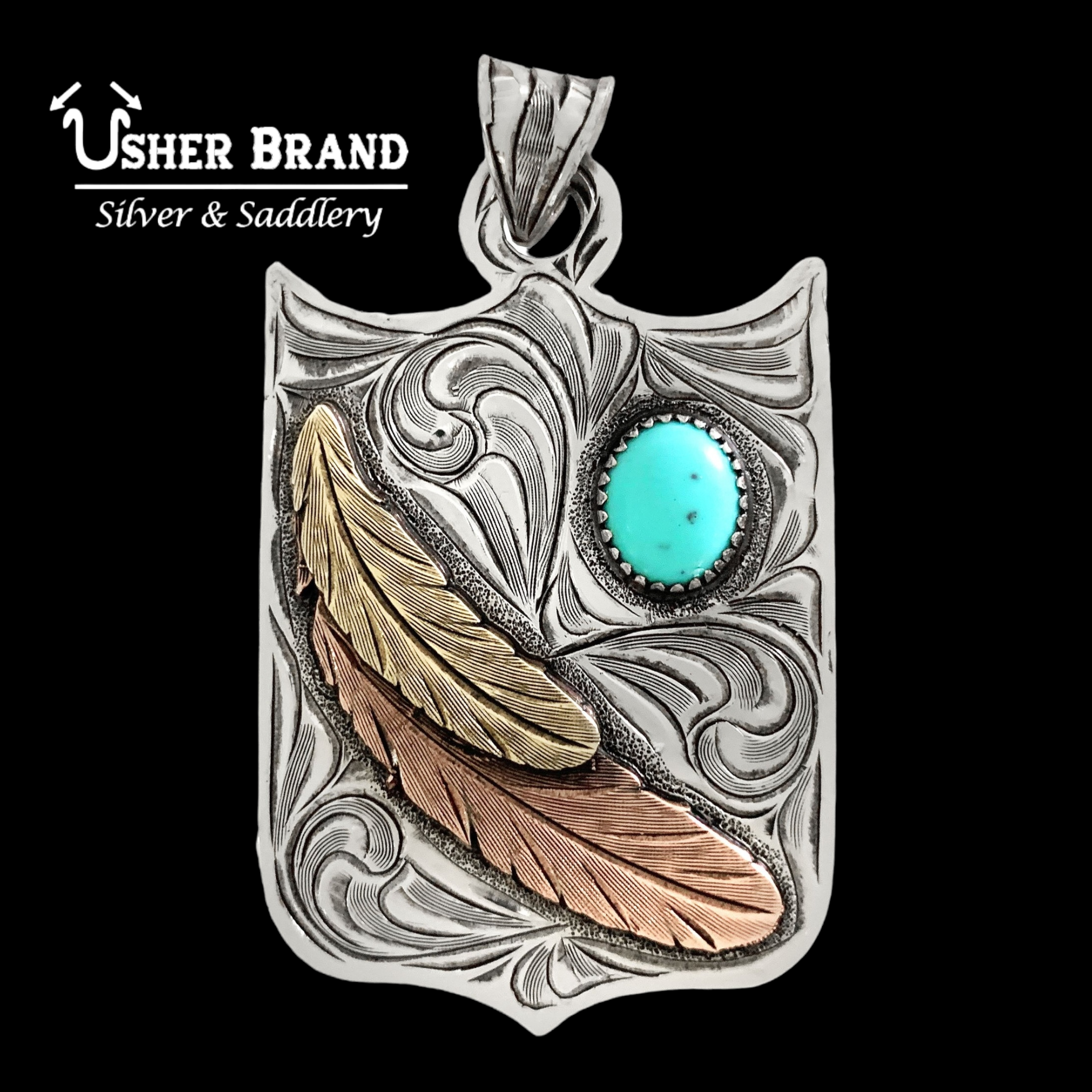 Usher Brand Back Number Boutique Pendant UBBP-001