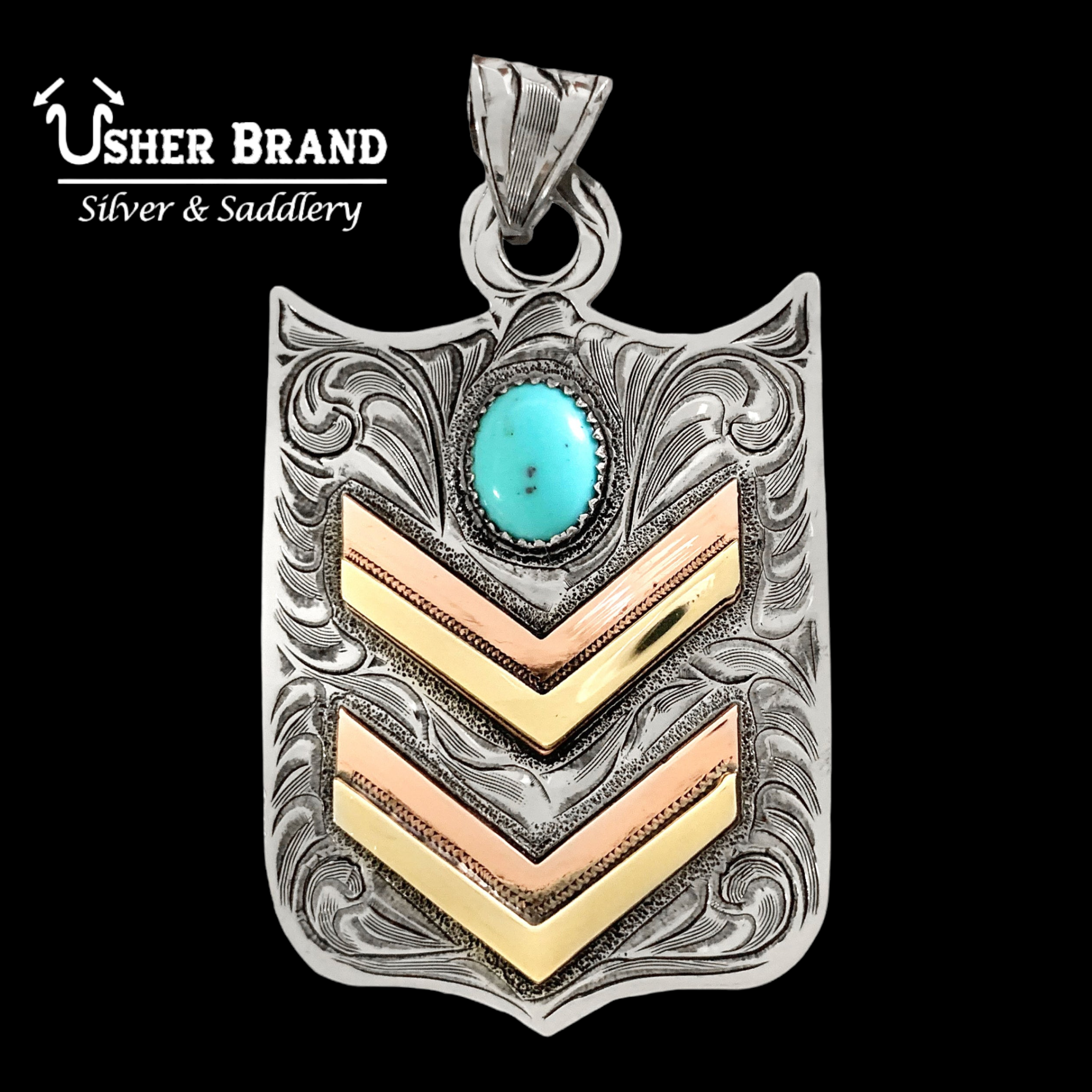 Usher Brand Back Number Boutique Pendant UBBP-003