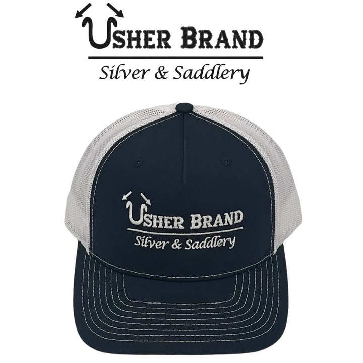 Dark Blue Usher Brand Ball Cap